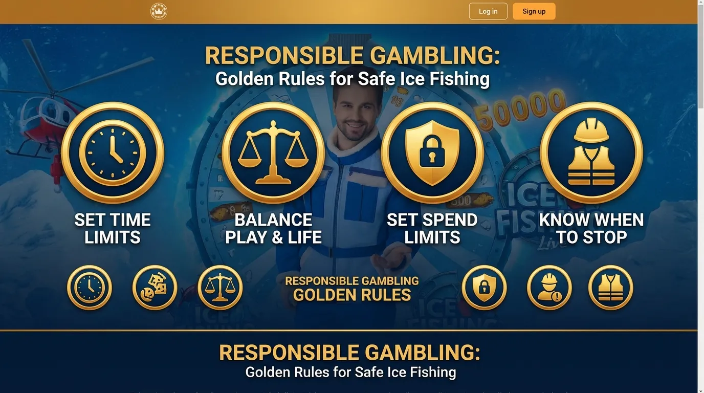 Reglas de Oro para el Ice Fishing Gambling Responsable